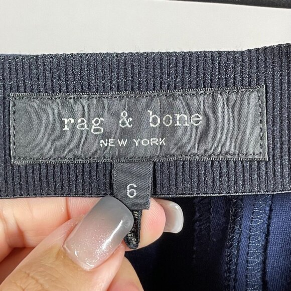 Rag & Bone Pants Womens 6 blue boot cut preppy designer classic - Picture 4 of 9